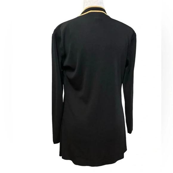 Misook black/brown front lining cardigan size XD - Picture 4 of 9